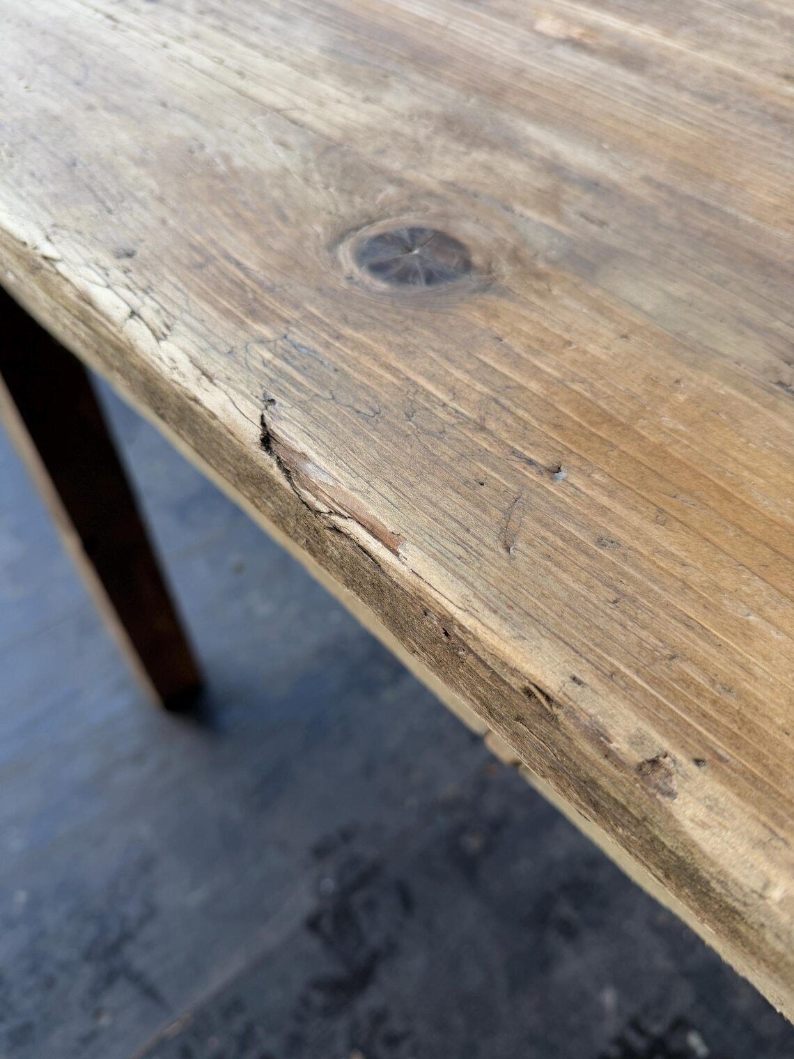 photo furniture Rustic Reclaimed 2.15 Metre Table