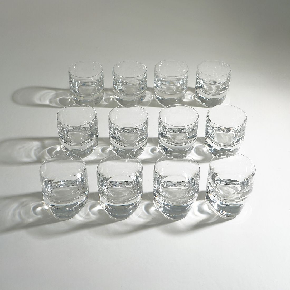 12 “Pitagora” Glasses By Marco Zanuso For Arnolfo Di Cambio, 1970s photo for sale