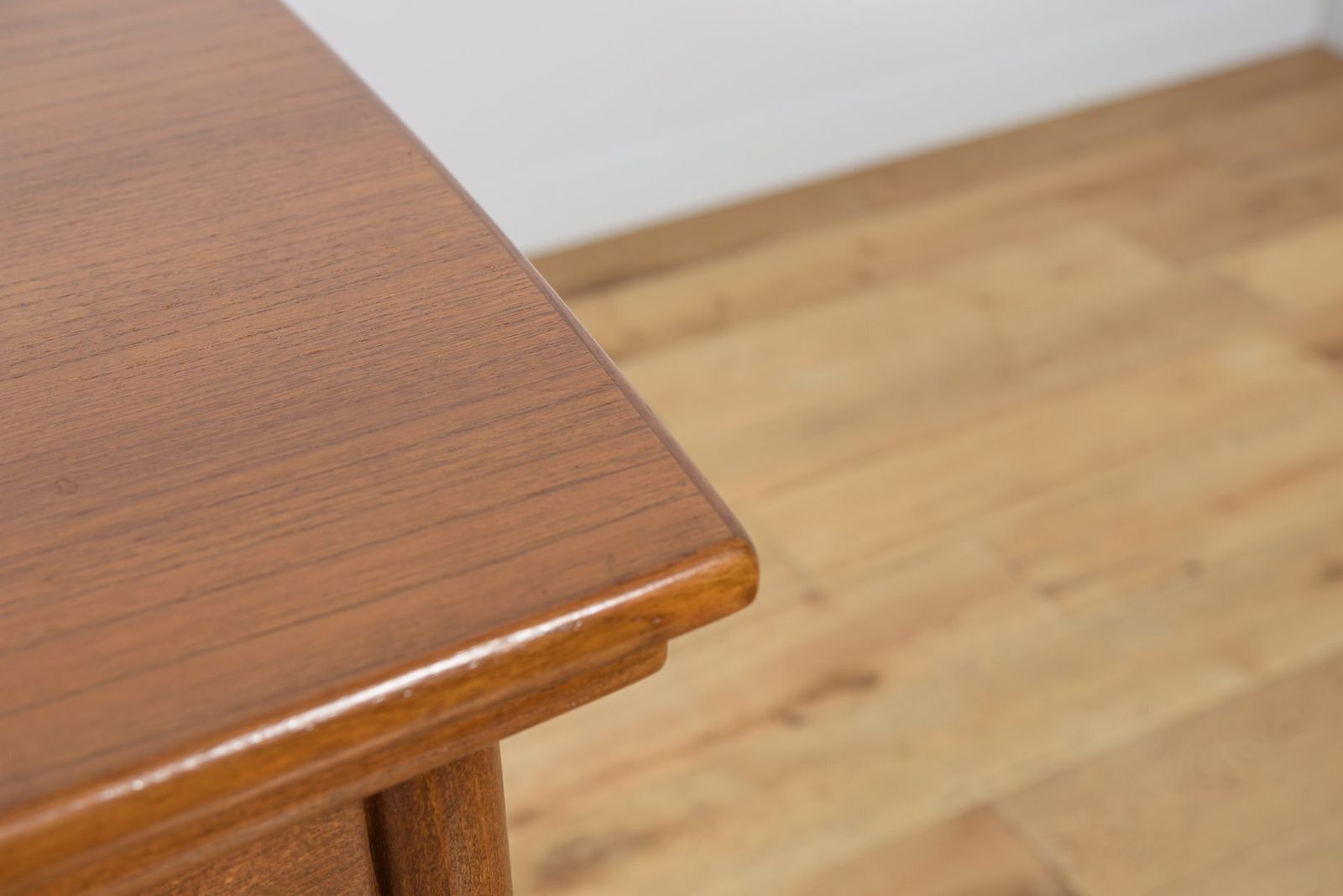 Mid Century Teak Extendable Dining Table, Denmark, 1960s photo vinterior