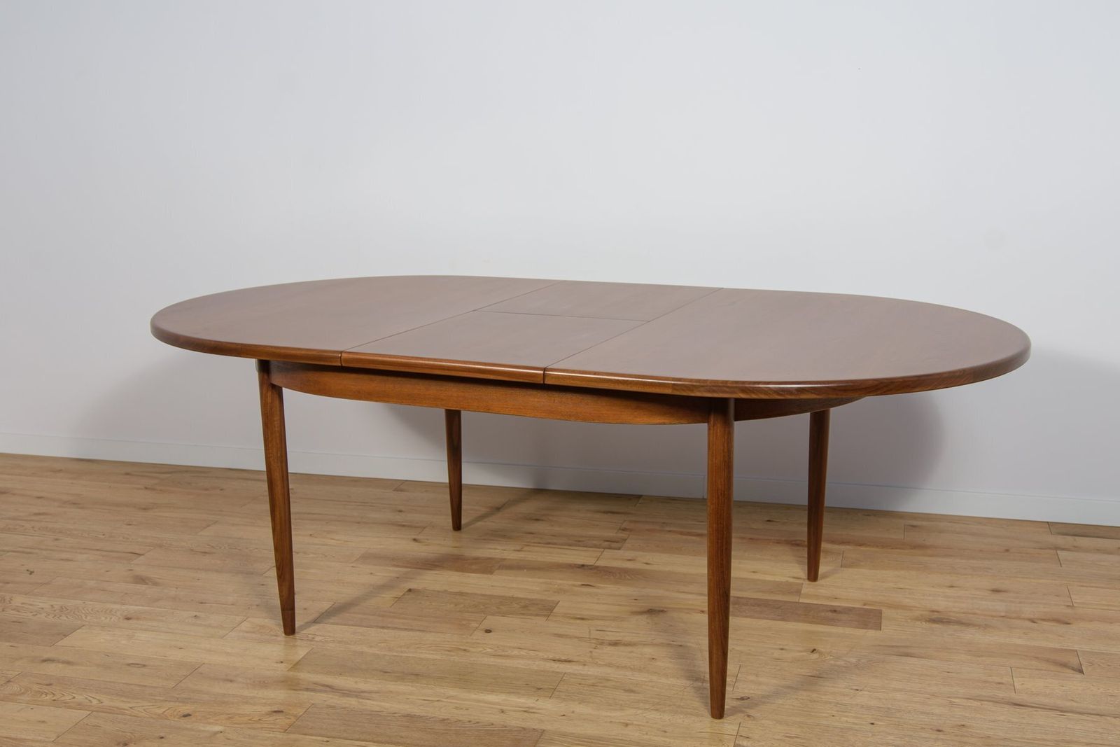 Furniture Mid Century Modern Teak Oval Dining Table From G Plan, United Kingdom, 1960s photo