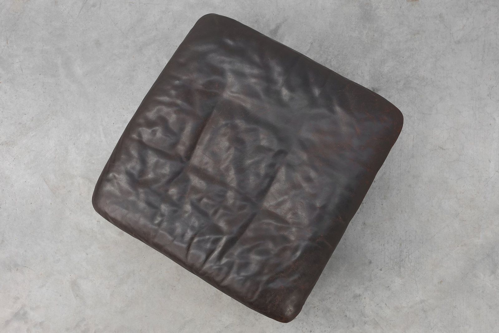 Mid Century Modern Ds‑11 Ottoman In Brown Leather From De Sede, Switzerland, 1960s photo vintage