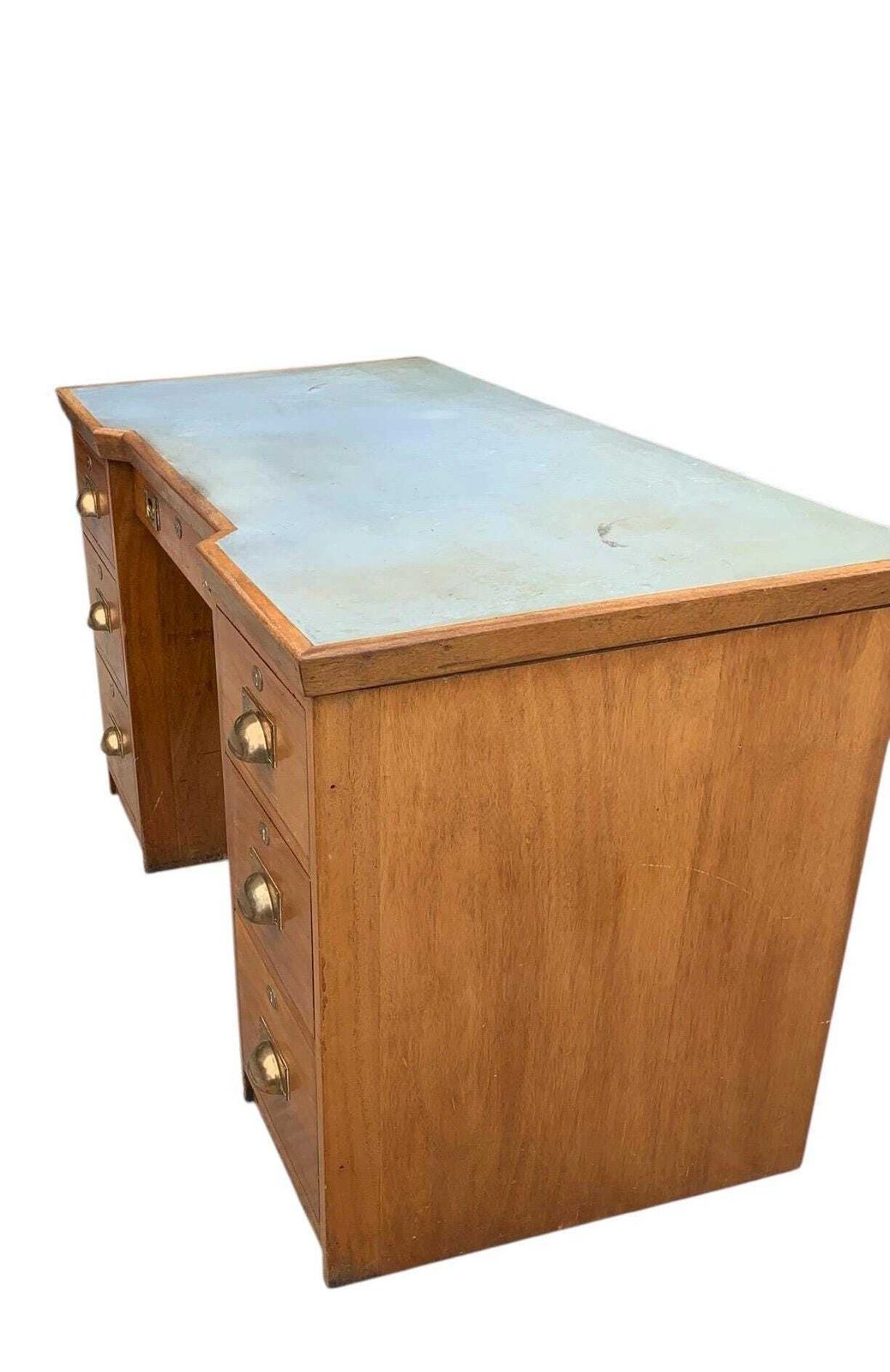 Art Deco Teak Parliamentary Desk Hobbs & Co photo furniture