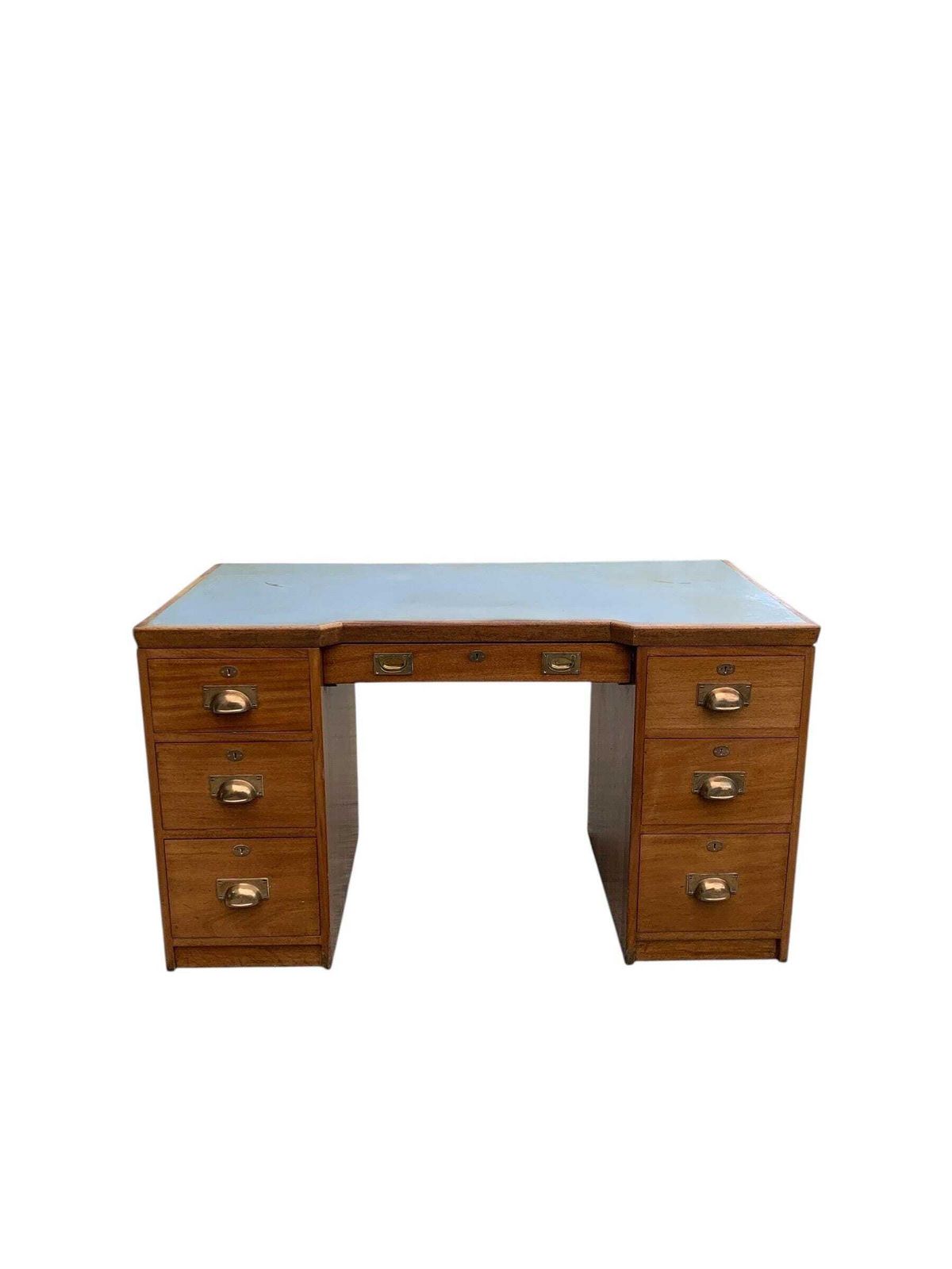 Art Deco Teak Parliamentary Desk Hobbs & Co photo 765.0