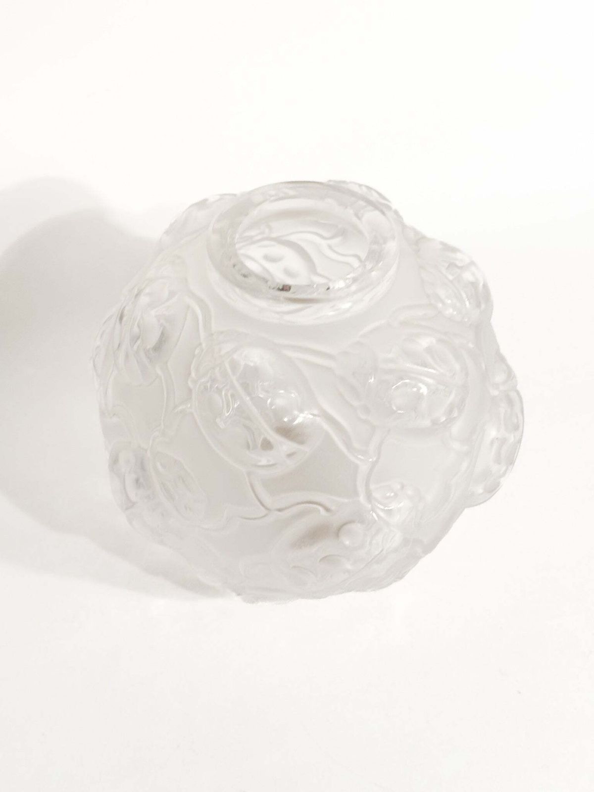 Lalique Crystal Vase 'Coccinelle' From The 1980s photo for sale