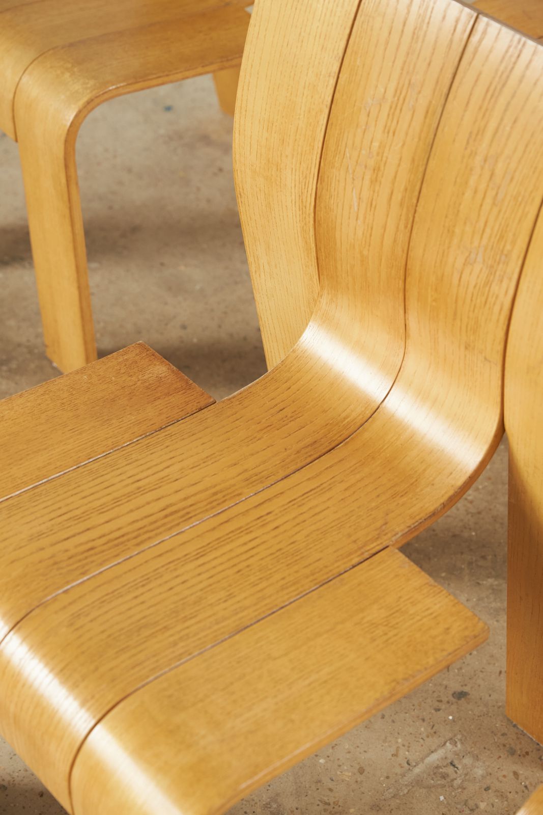 Set Of 4 Bentwood Strip Chairs By Gijs Bakker For Castelijn photo furniture