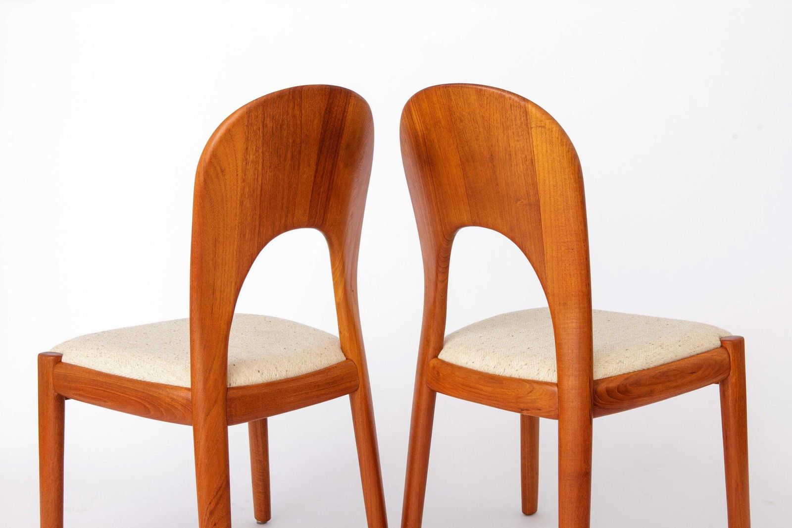 Niels Koefoed Morten Eetkamerstoelen, Set Van 4, Teak, Ca. Jaren 1970, Deens Mid Century Modern photo vinterior