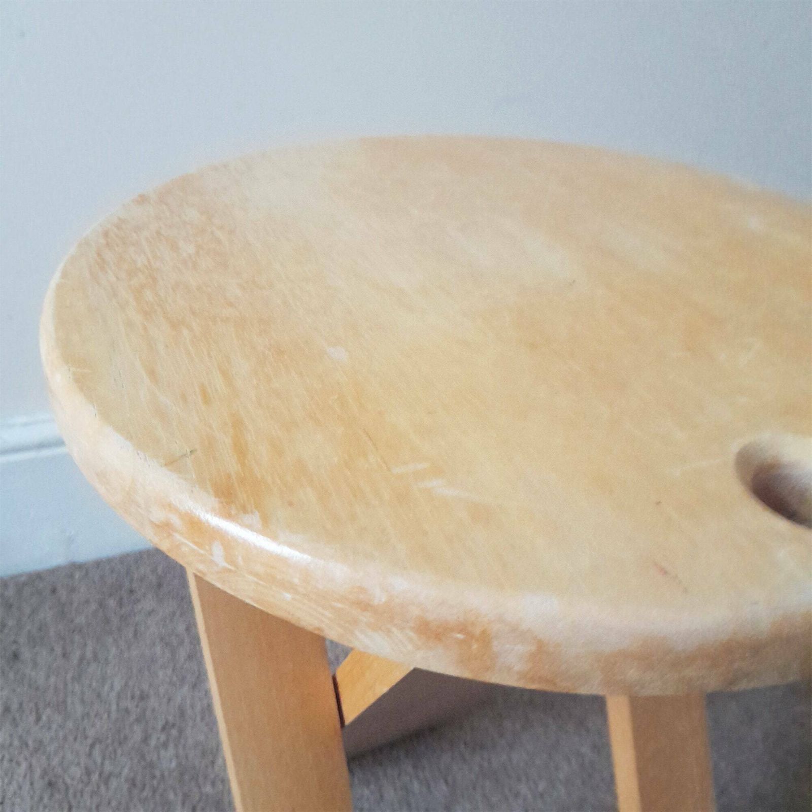 80's Iconic Vintage Wooden Folding Suzy Stool   Adrian Reed Design   Princes Design Works   Mid Century Modern Beech Wood Chair   Folds Flat photo vintage