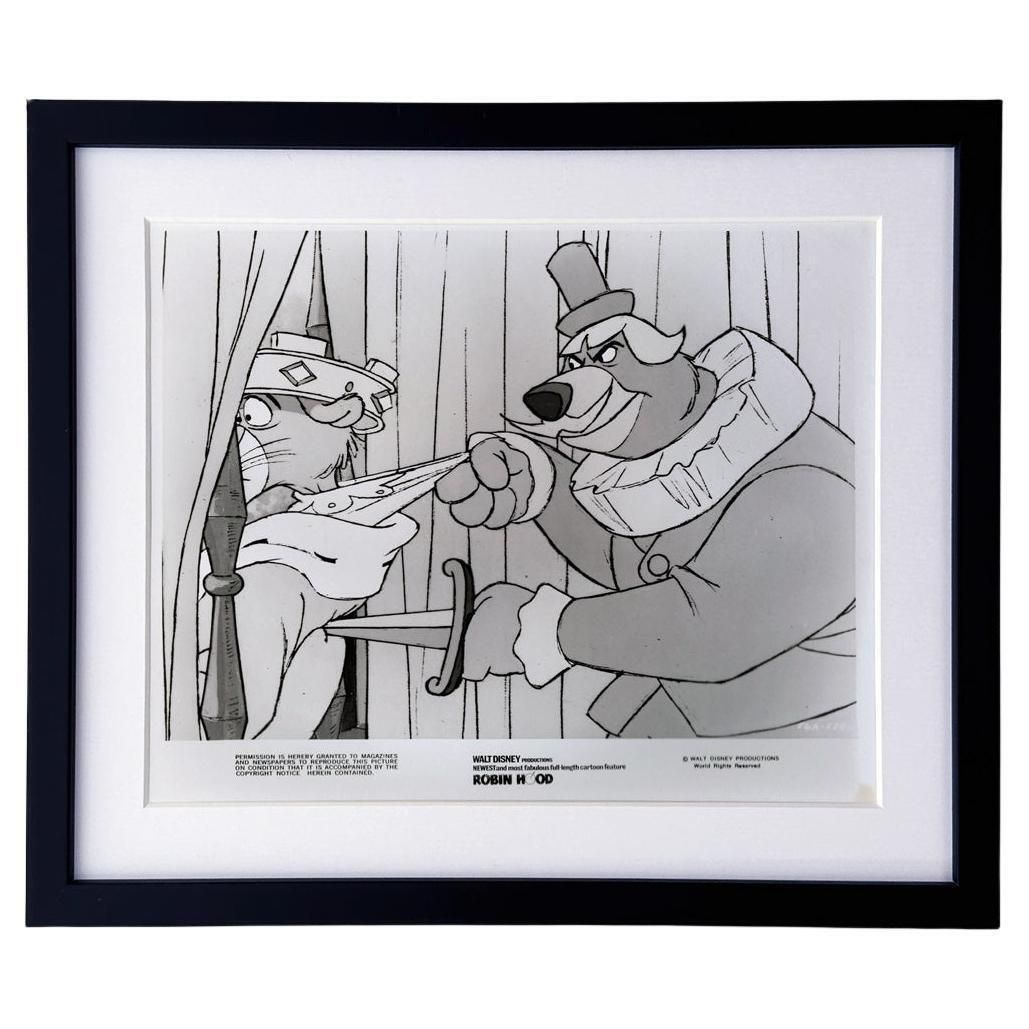 Robin Hood (1973), photo de presse encadrée.