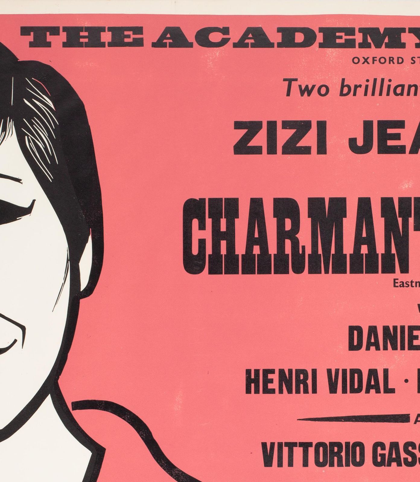 Charmants Garcons/Persons Unknown 1959 Academy Cinema Film Poster, Strausfeld. photo Art