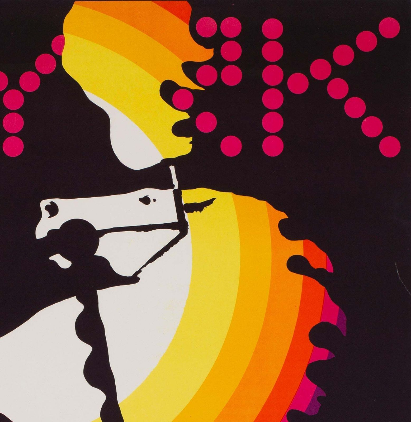 Cyrk Rainbow Rearing Horse 1969, Janowski. photo Kunst