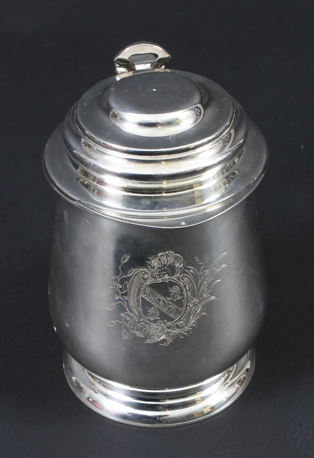 Vintage Benjamin Franklin Silver Plated Tankard" By Franklin Mint 1978 photo furniture