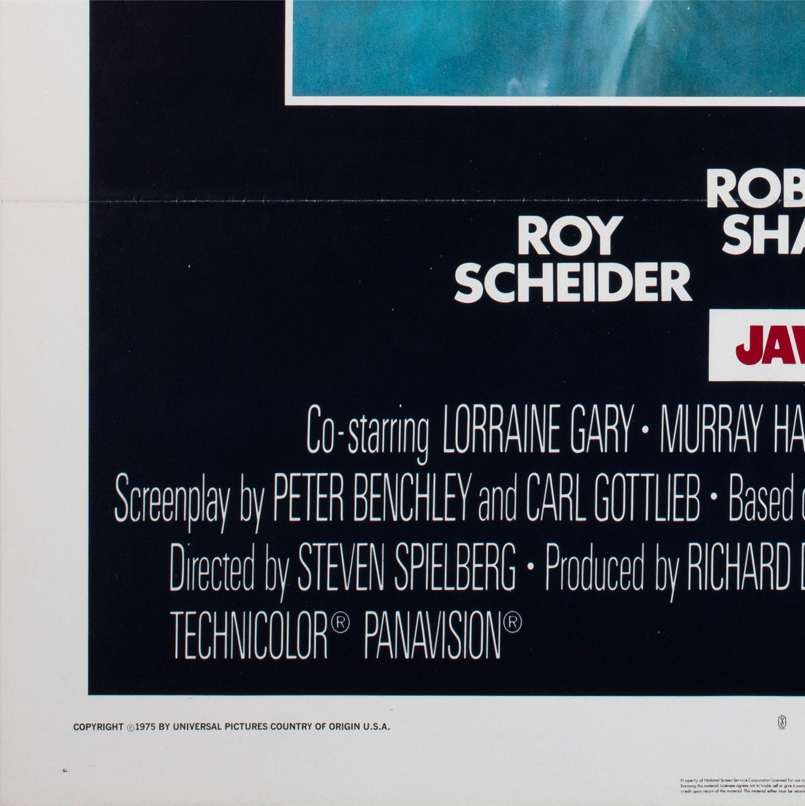 Jaws 1975 Us 1 Sheet Film Poster, Roger Kastel photo buy