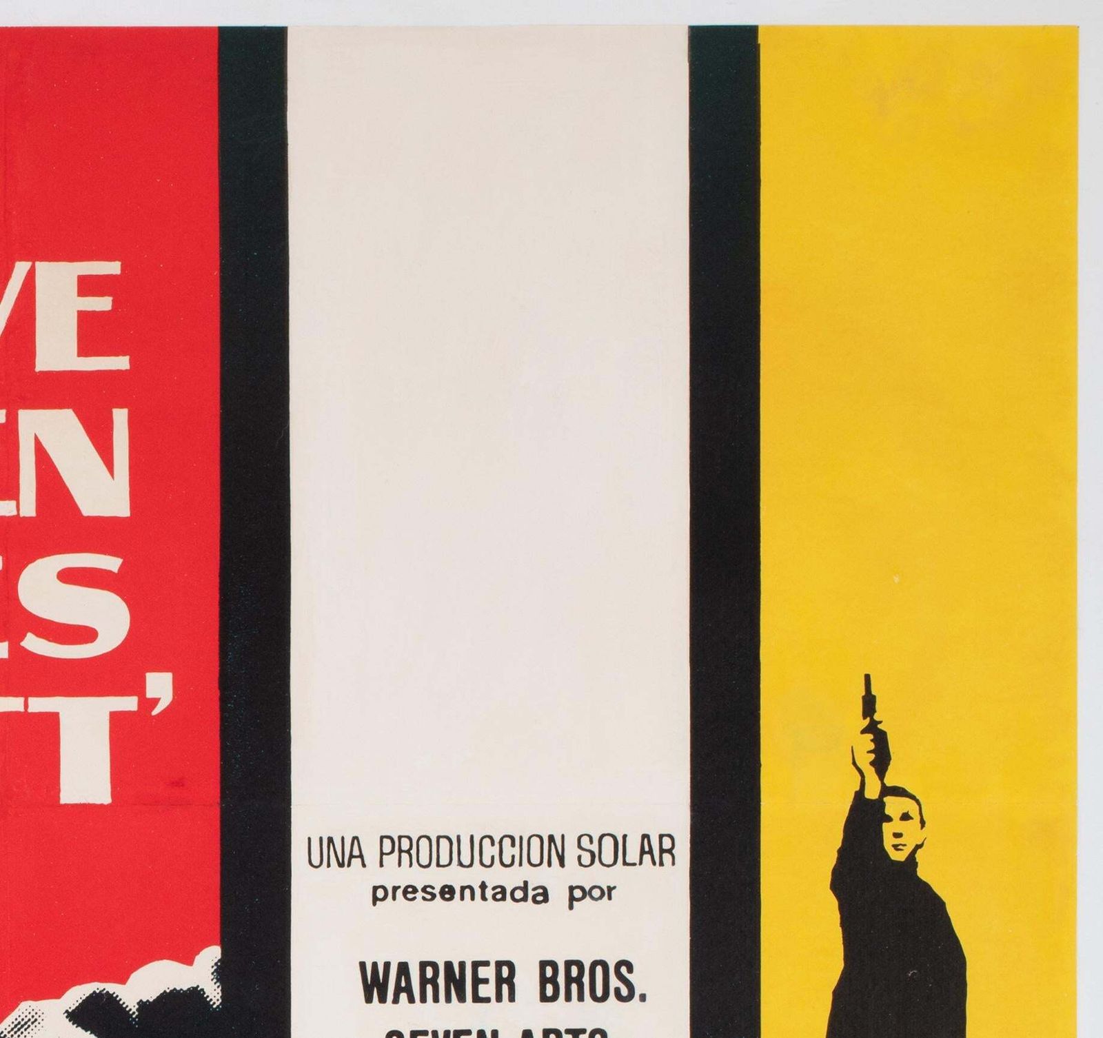 Affiche de cinéma espagnole Bullitt 1969, Steve McQueen, marouflée sur toile de lin. photo Art