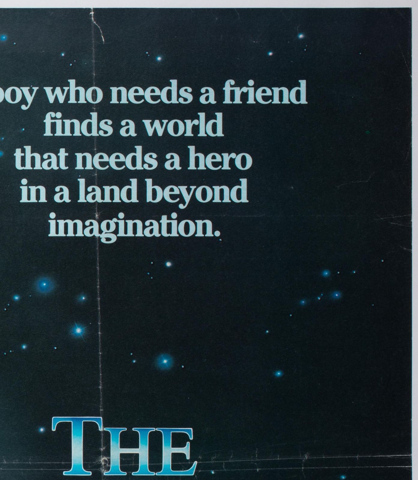 The Never Ending Story 1985 Uk Quad Film Movie Poster, Casaro. photo 571.0
