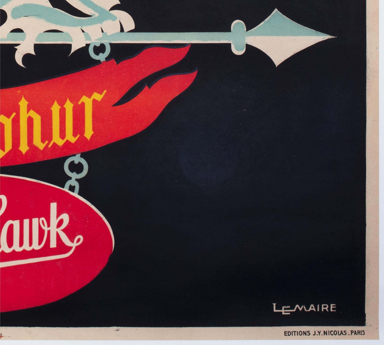 Bieres Sodibo 1928 French Beer Alcohol Advertsing Poster, Lemaire photo vintage
