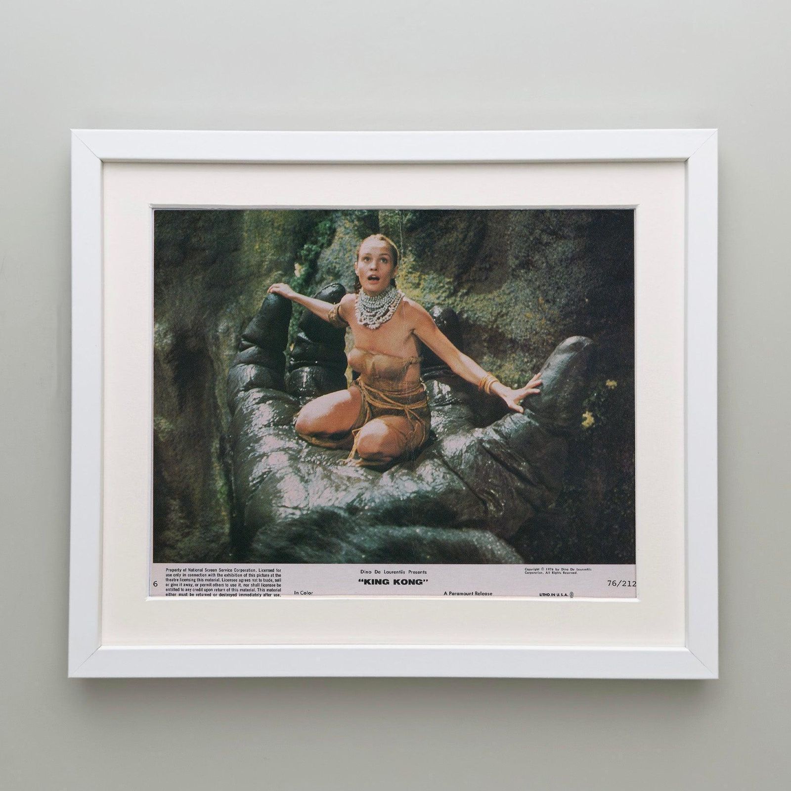 King Kong 1976 Lobby Card   Framed photo Art
