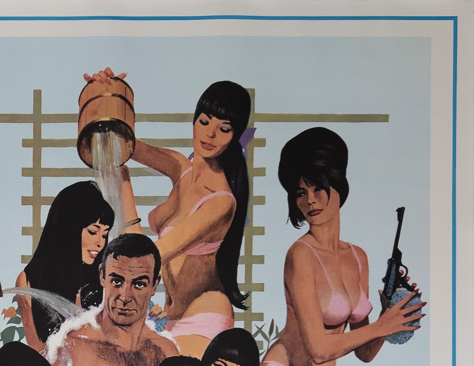 "You Only Live Twice" US filmaffiche Subway, Bath Tub, McGinnis, James Bond 1967. photo Kunst
