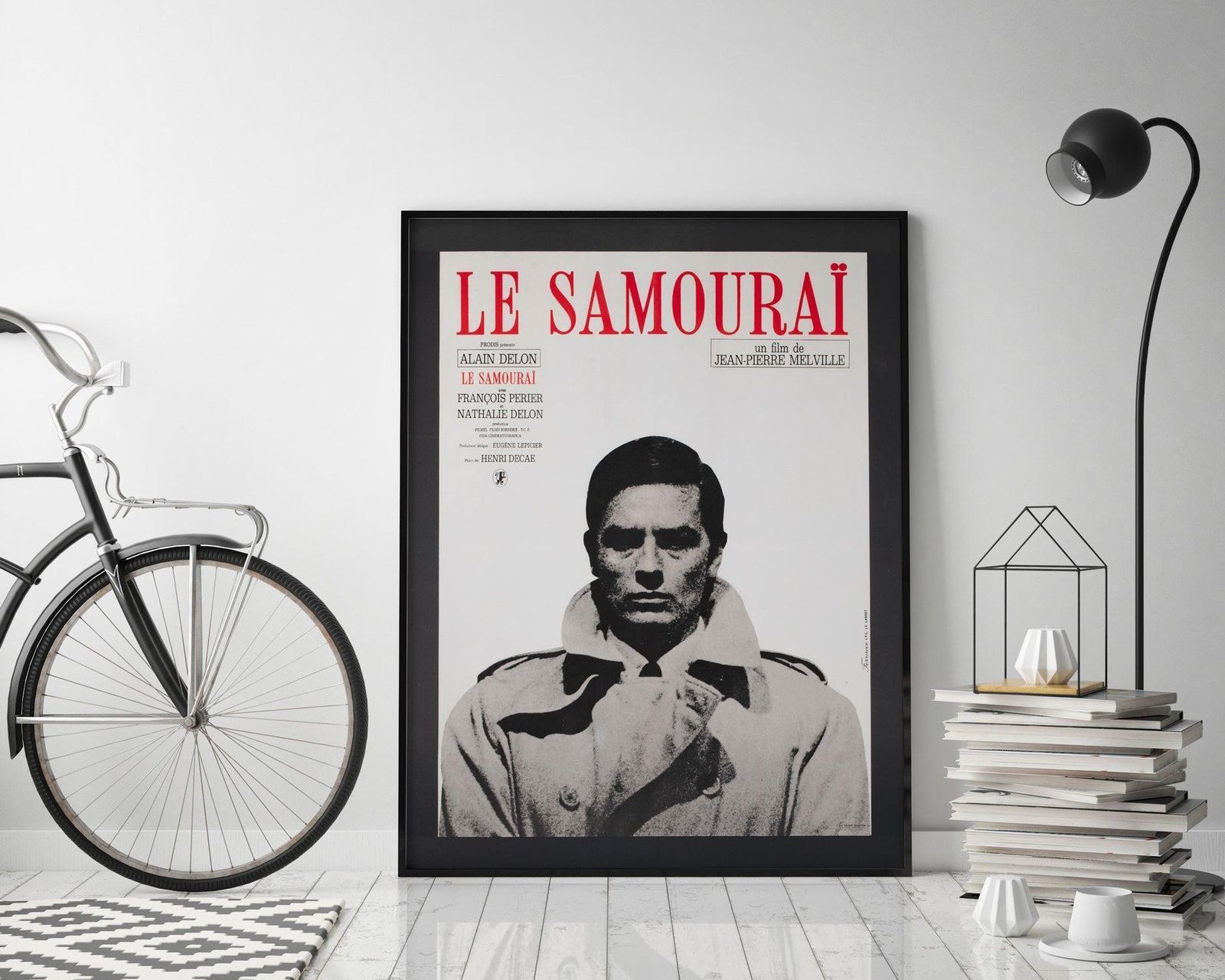 Le Samourai 1967 French Moyenne Film Poster photo furniture