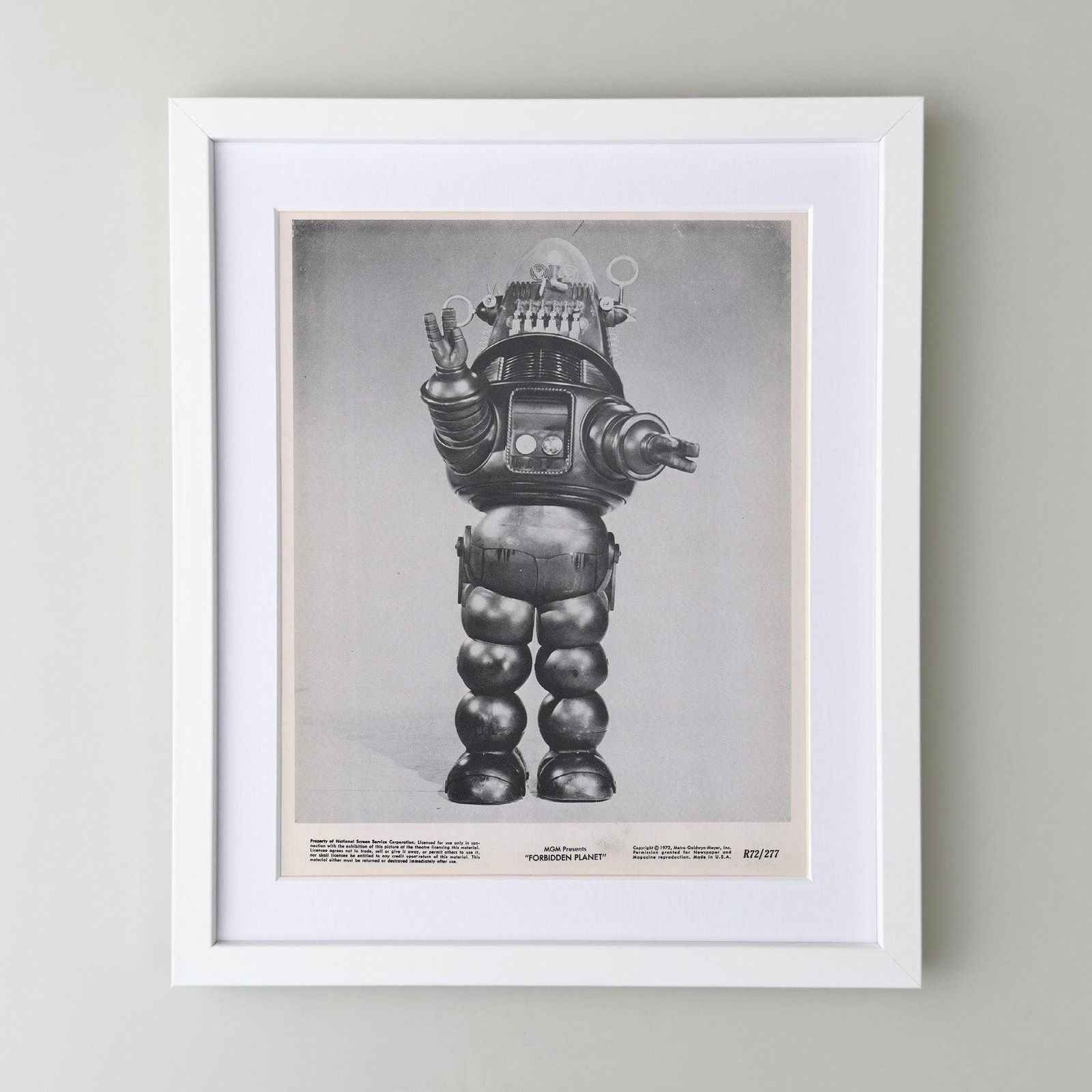 Carte de lobby Forbidden Planet 1956, encadrée photo for sale