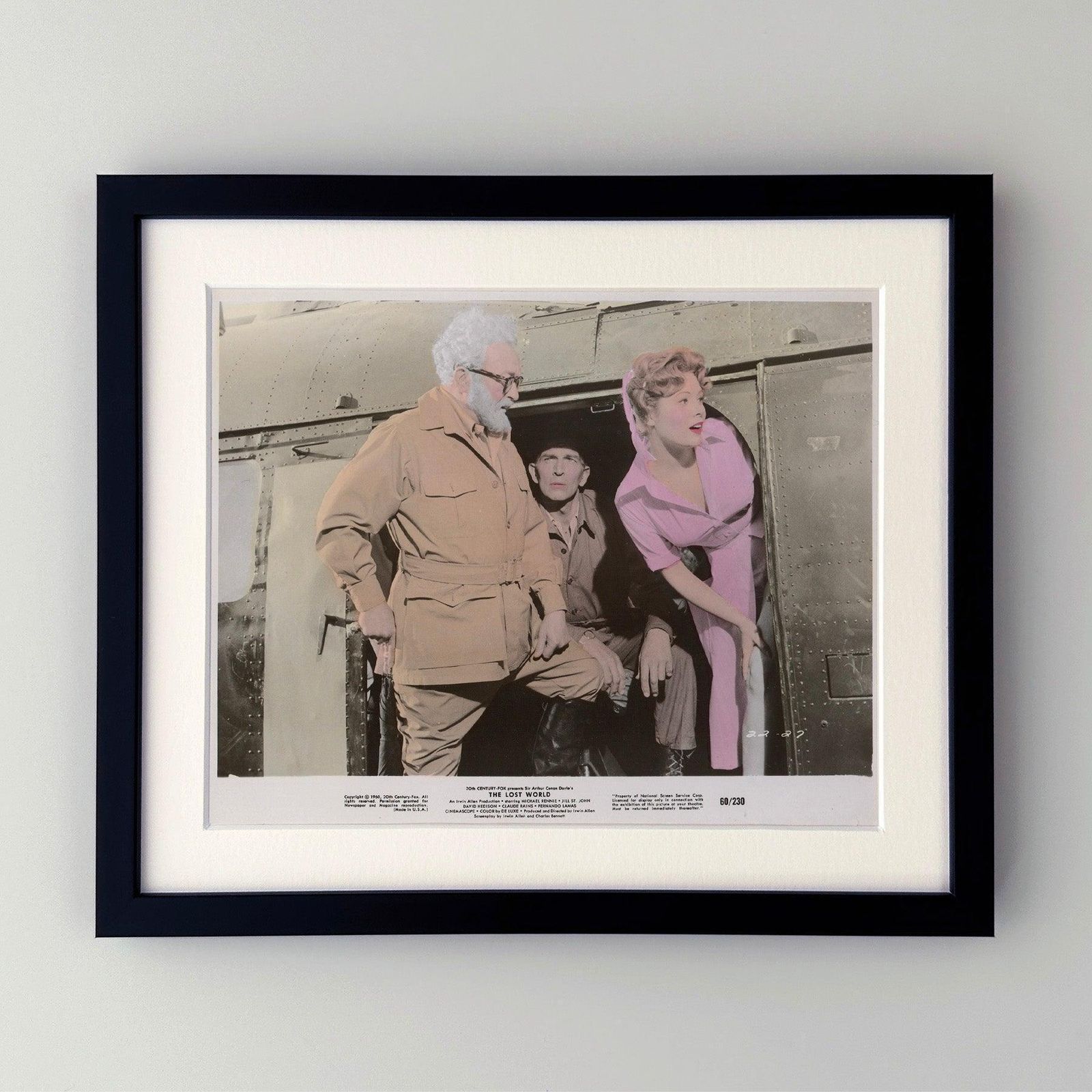 The Lost World 1960 Lobby Card, ingelijst photo furniture