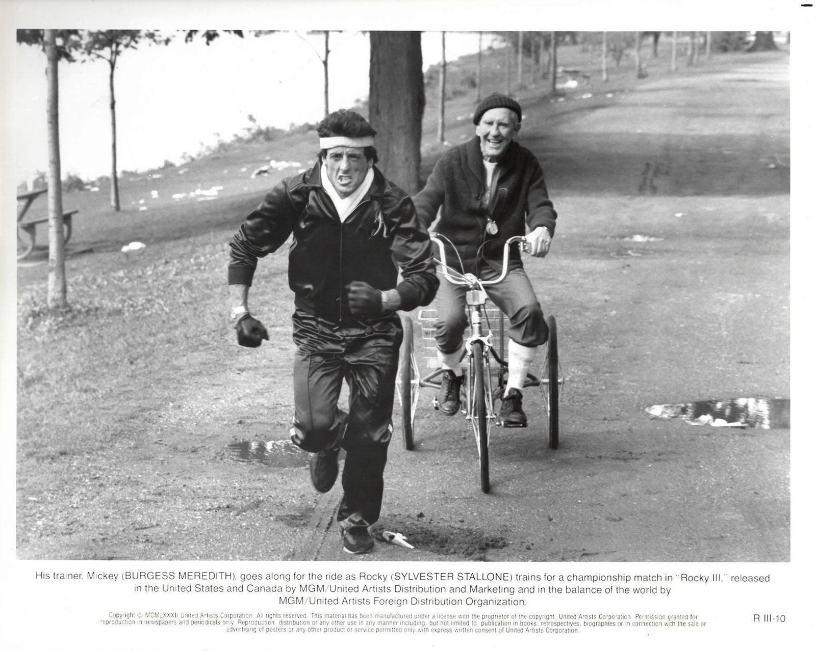 Photo de presse Rocky 3 1982, encadrée photo vinterior