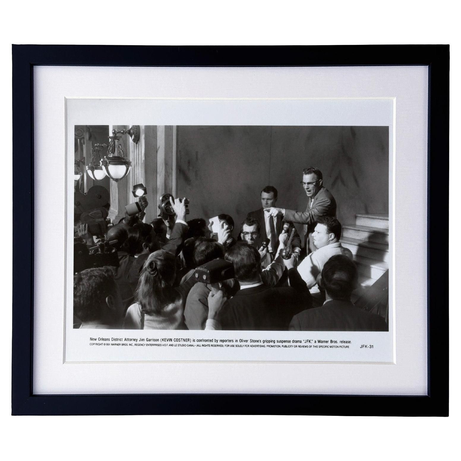 Photo de presse encadrée, JFK, 1991
