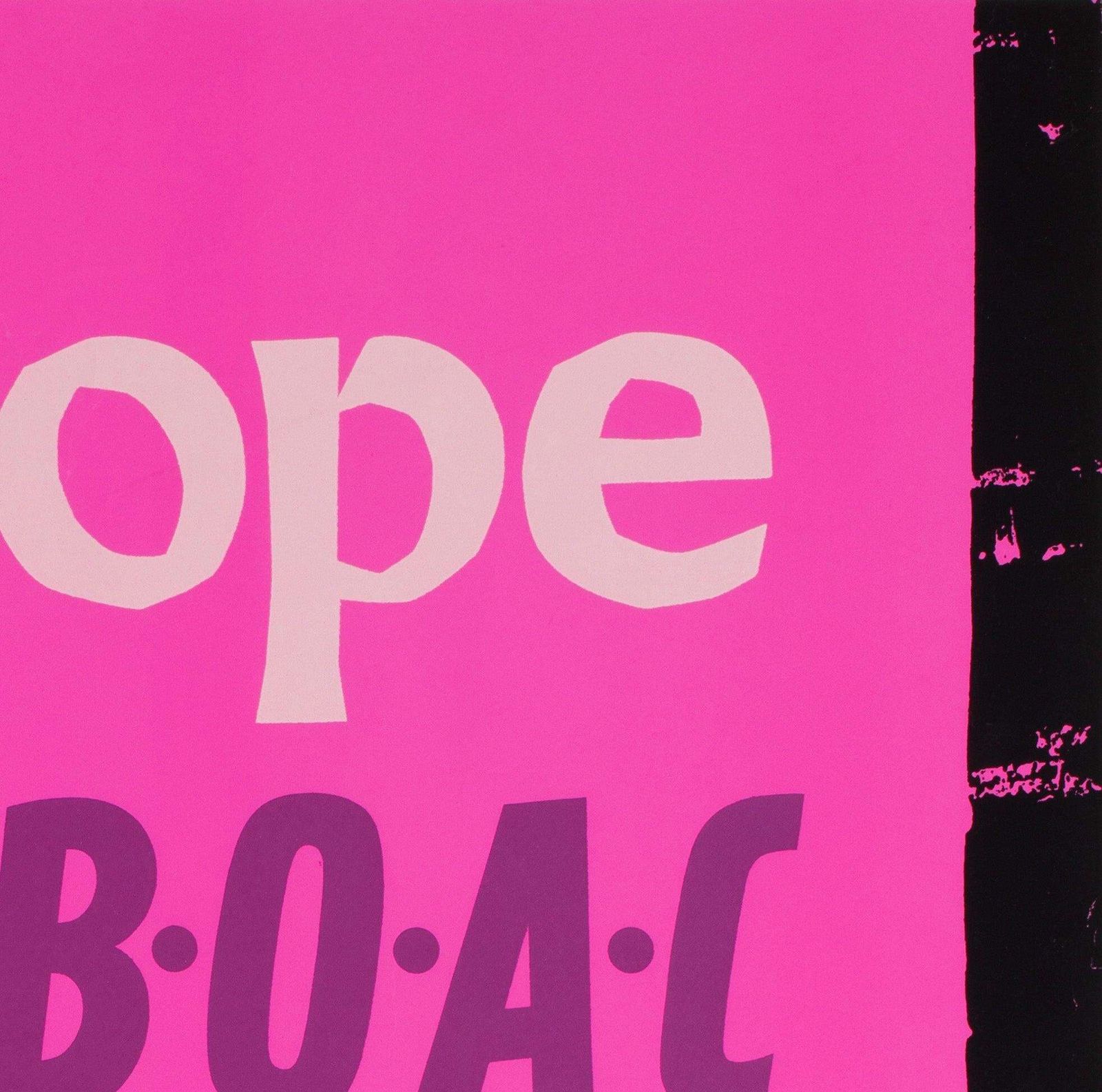 Affiche de voyage sérigraphiée BOAC Europe, vers 1955 photo Art