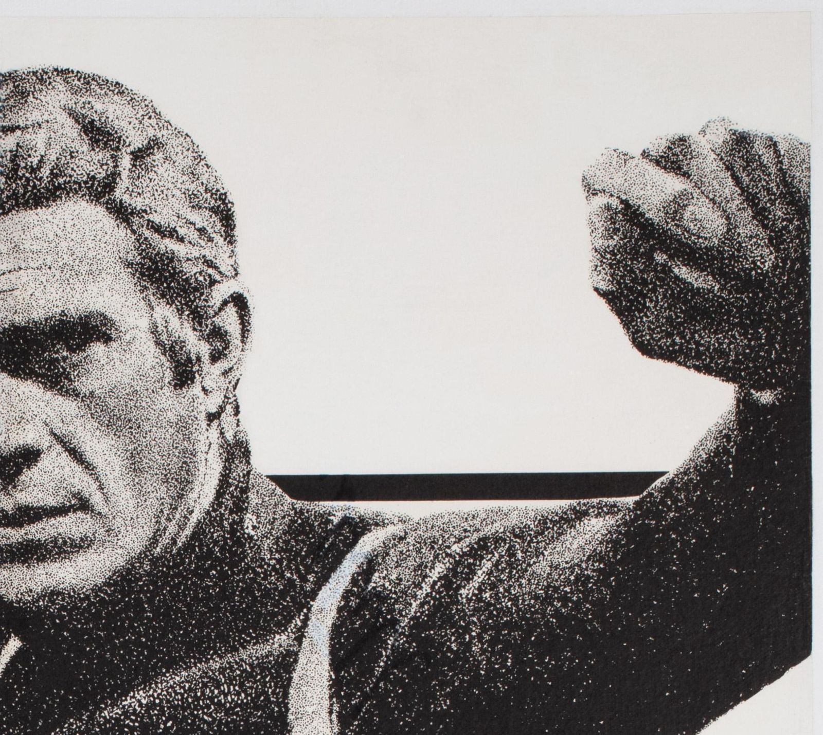 Affiche de cinéma française Moyenne Bullitt 1968, Michel Landi photo Art