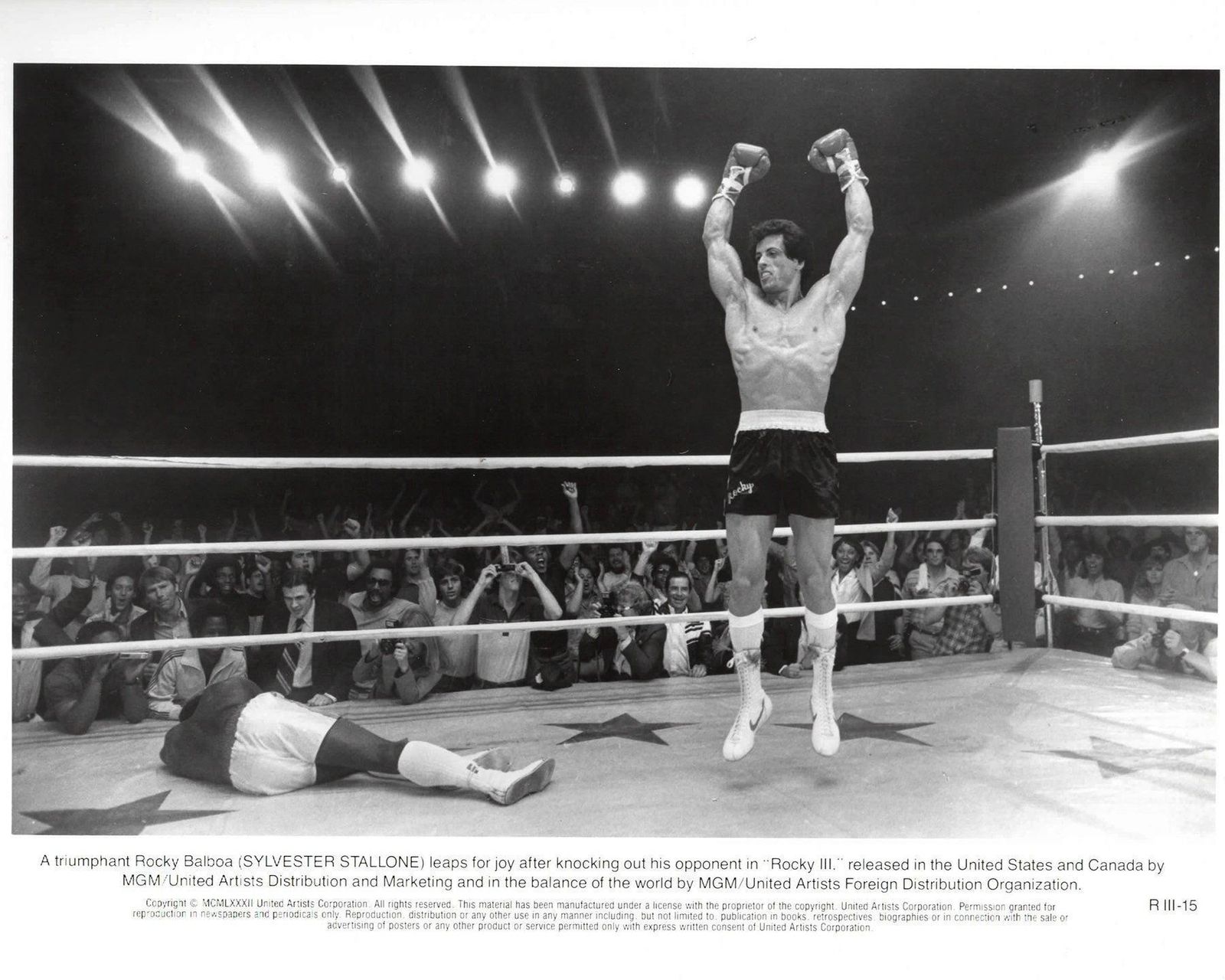 Photo de presse Rocky 3 1982, encadrée photo vinterior