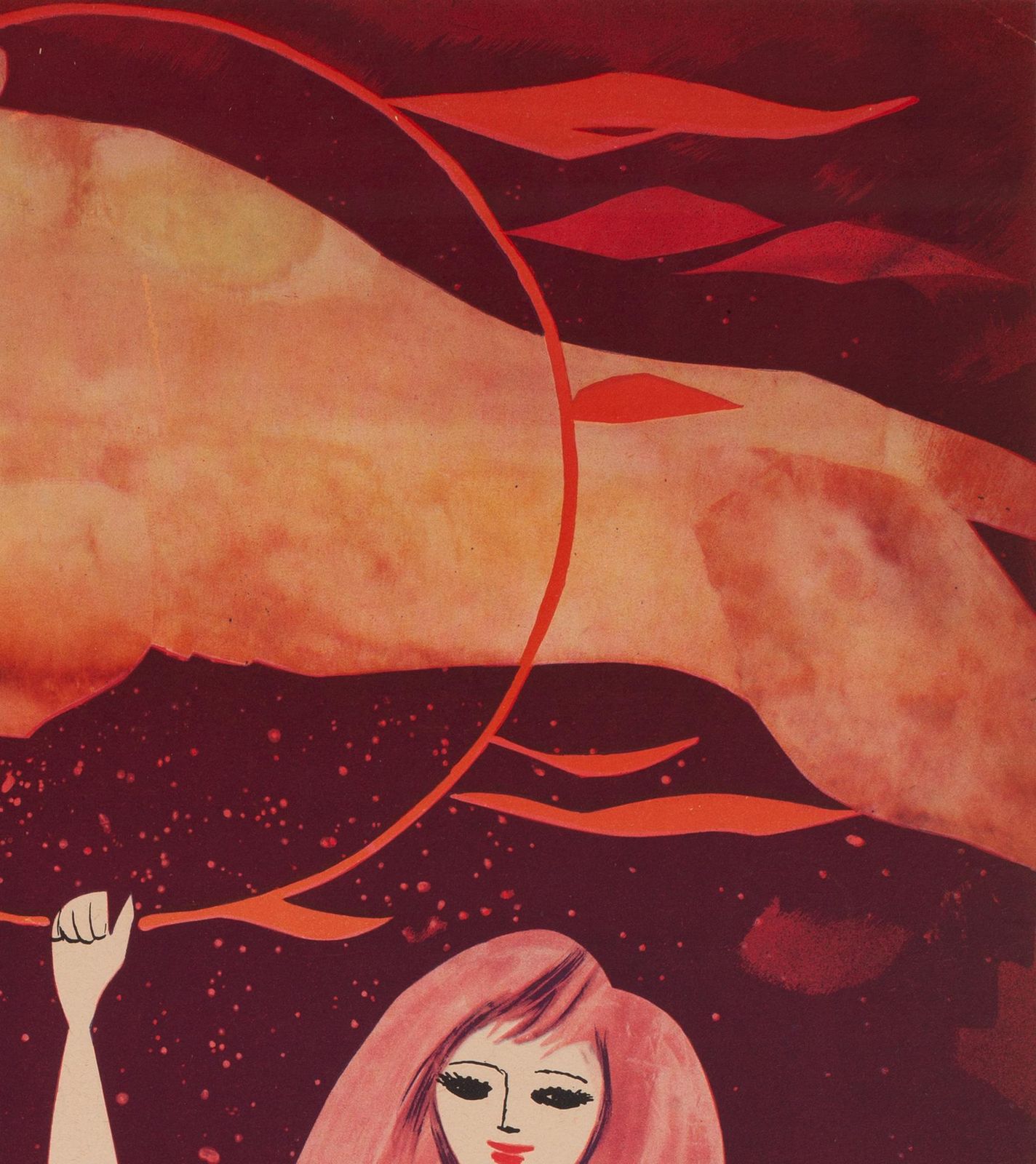 Affiche de cirque polonaise Cyrk, Lion Tamer, années 1960, Srokowski photo Art