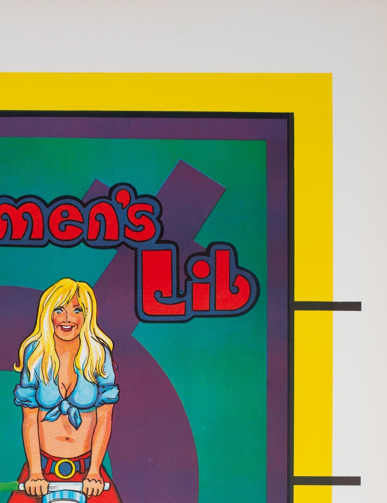 « Women's Lib Can You Dig It », affiche politique et de protestation américaine, années 1970 photo Art
