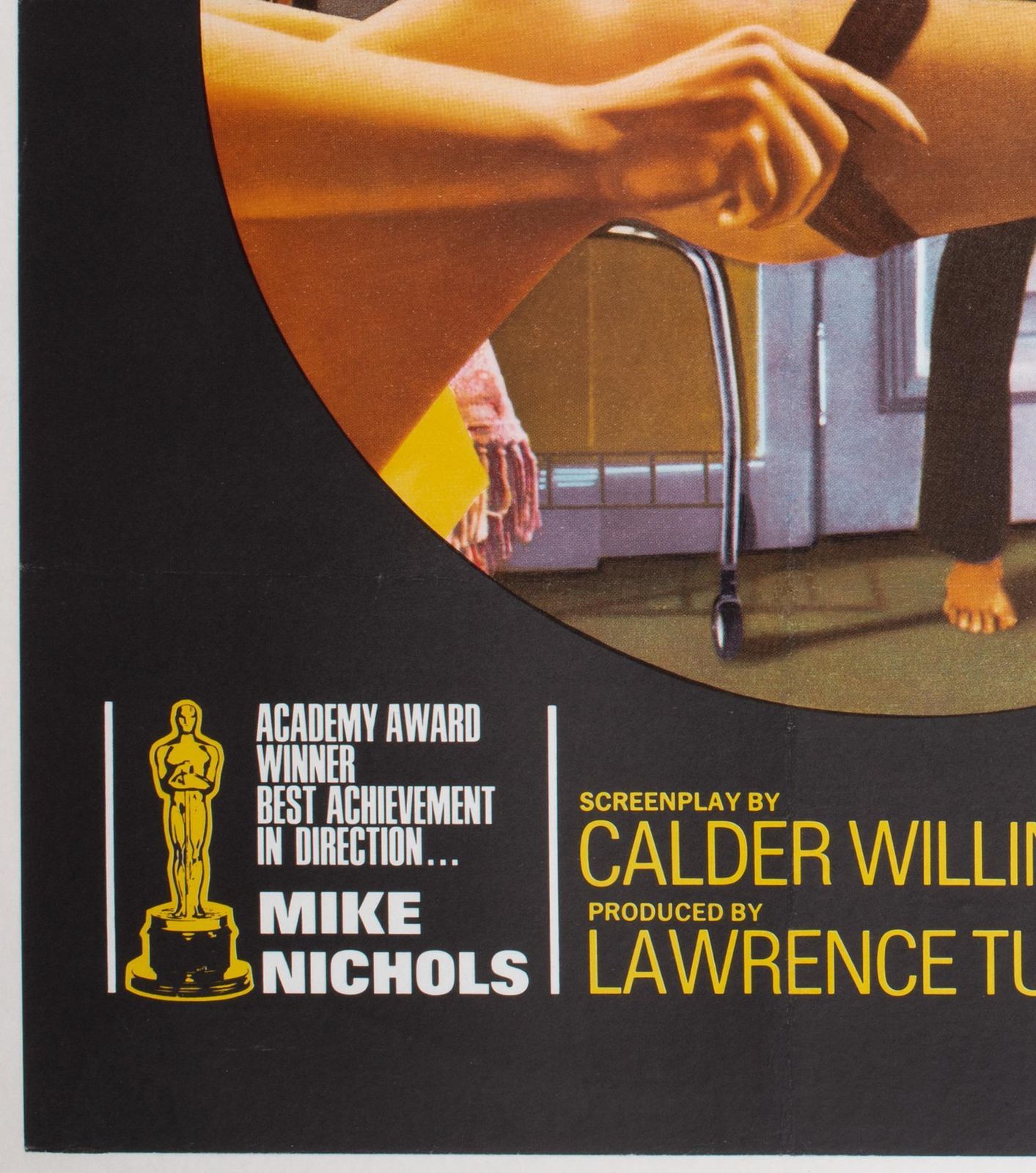 Affiche de cinéma UK Quad The Graduate, 1967 photo vinterior