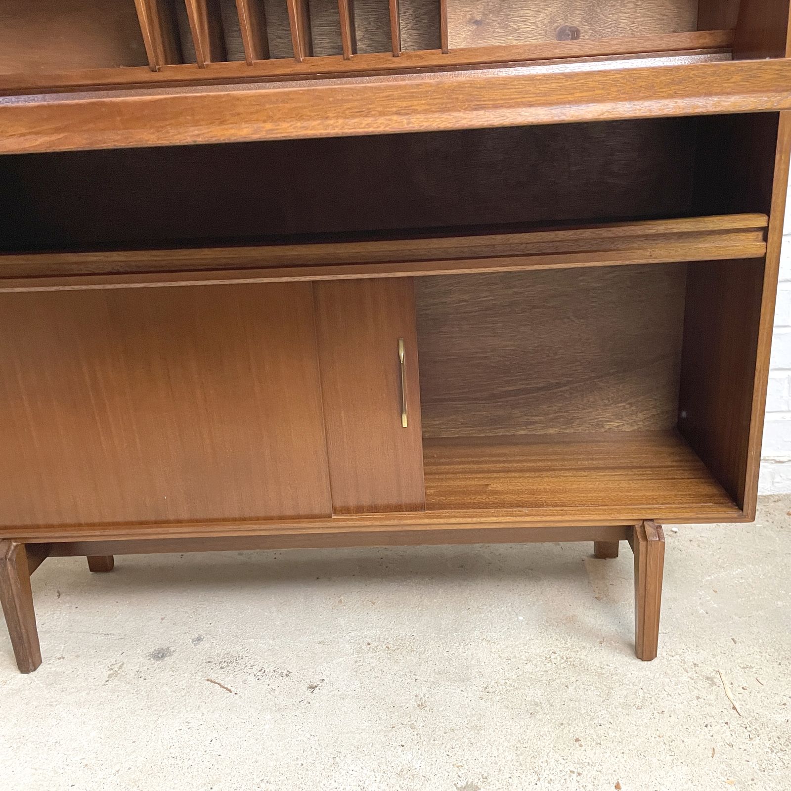 Furniture Mid Century Modern Teak Bureau – Beautifully Designed Space Saving Desk photo