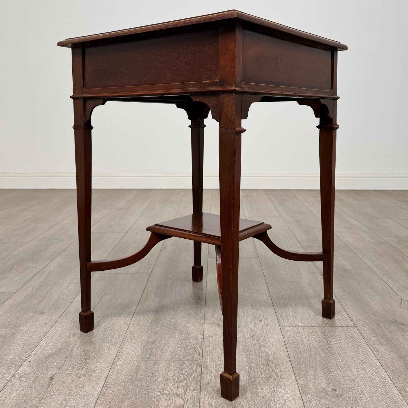 Antique 20th Century Edwardian Side Table In Mahogany ( Af 5468 ) photo vinterior