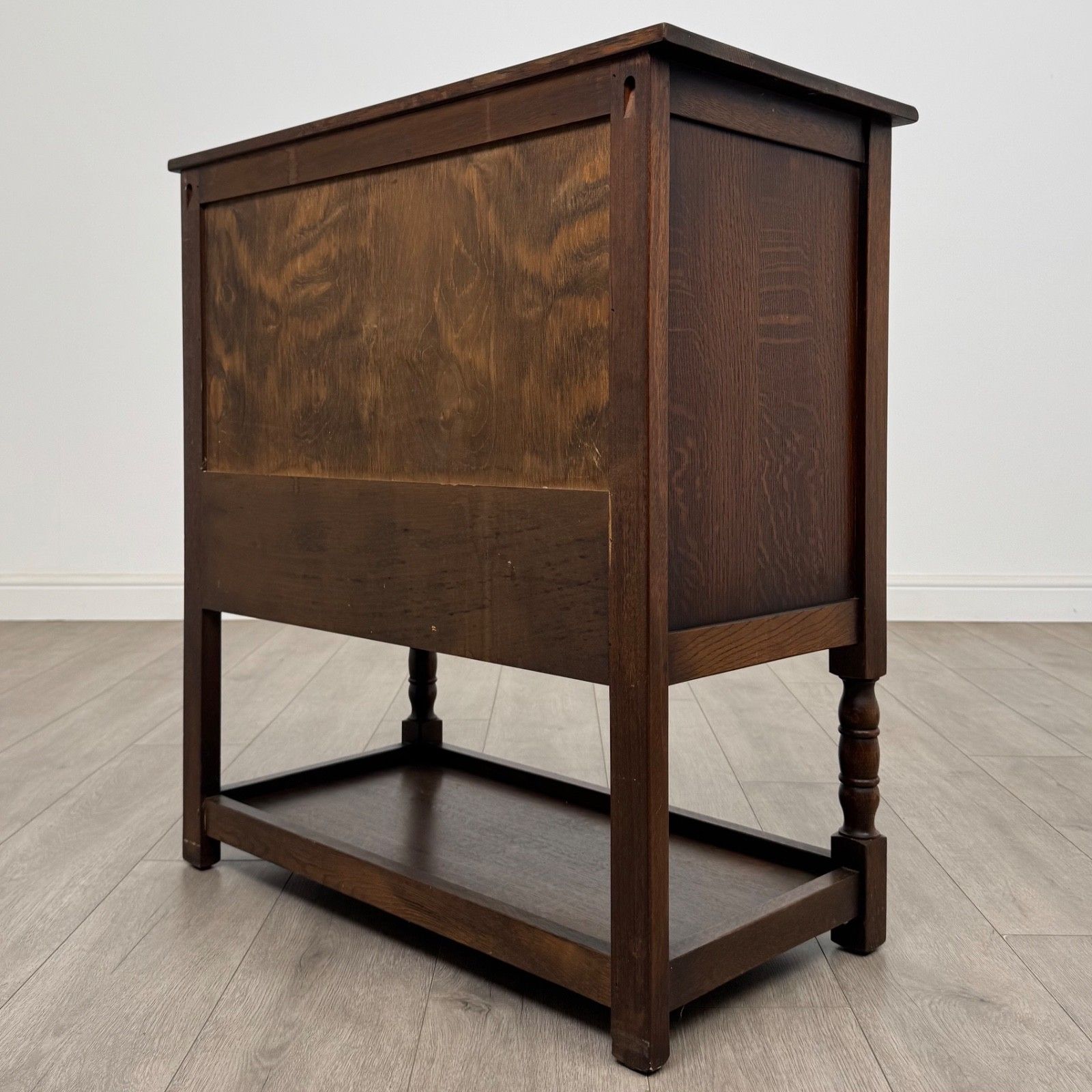 Antique 20th Century Linenfold Cupboard In Oak ( Af 5489 ) photo buy