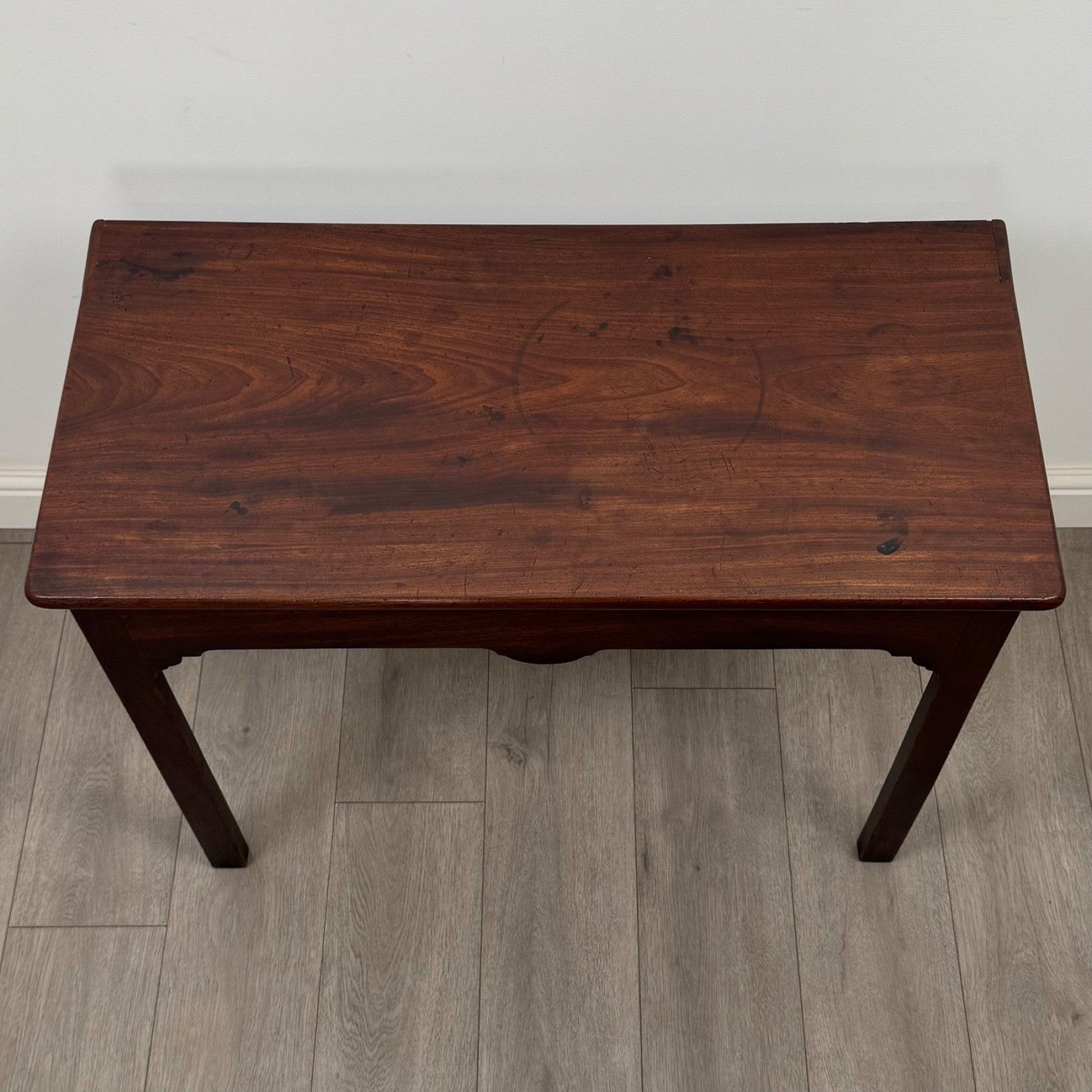 photo furniture Antique 18th Century Georgian Mahogany Side Table ( Af 5488 )