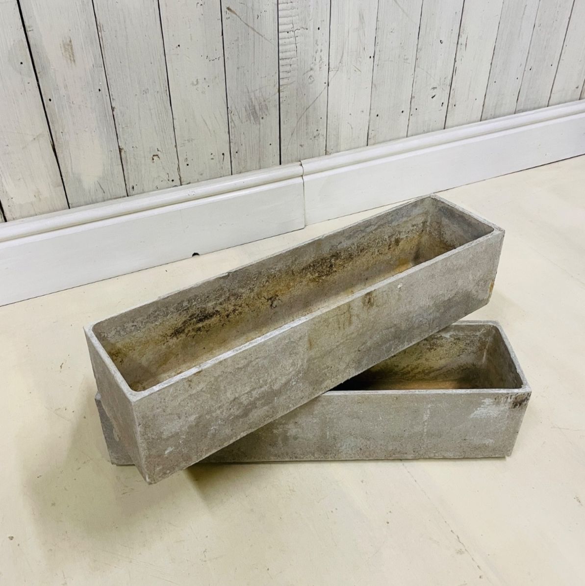 Vintage Willy Guhl Mid Century Trough Planter Danish Pot Brutalist 70s Box photo furniture