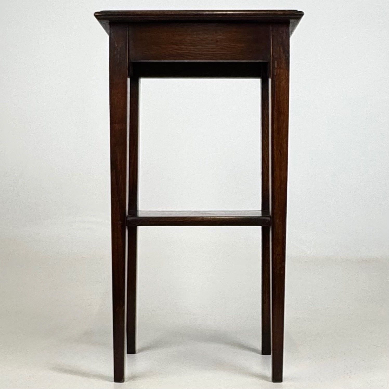 Antique 20th Century Edwardian Side Table In Oak ( Af 5529 )