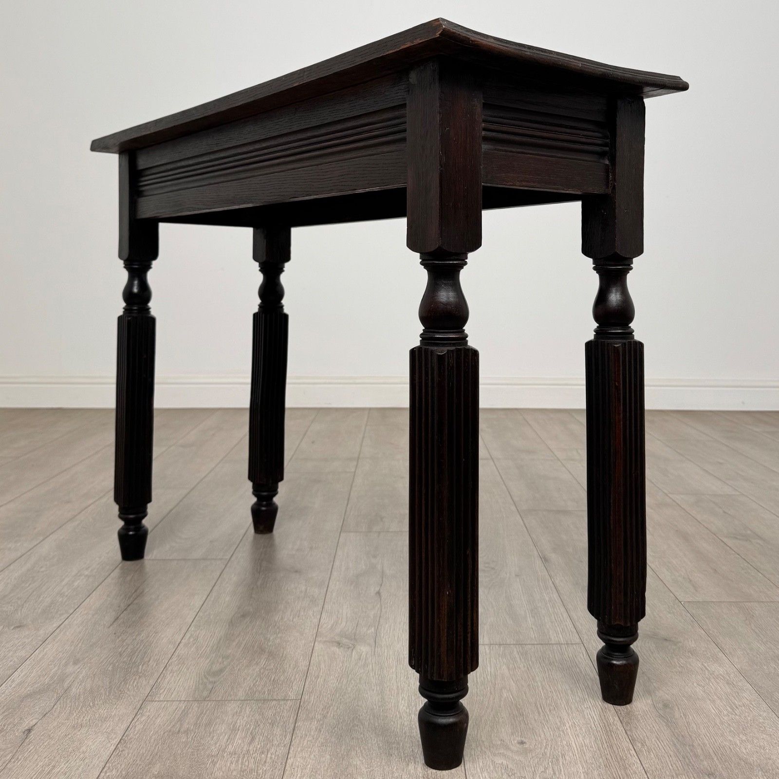Antique 20th Century Edwardian Side Table In Oak ( Af 5503 ) photo vinterior