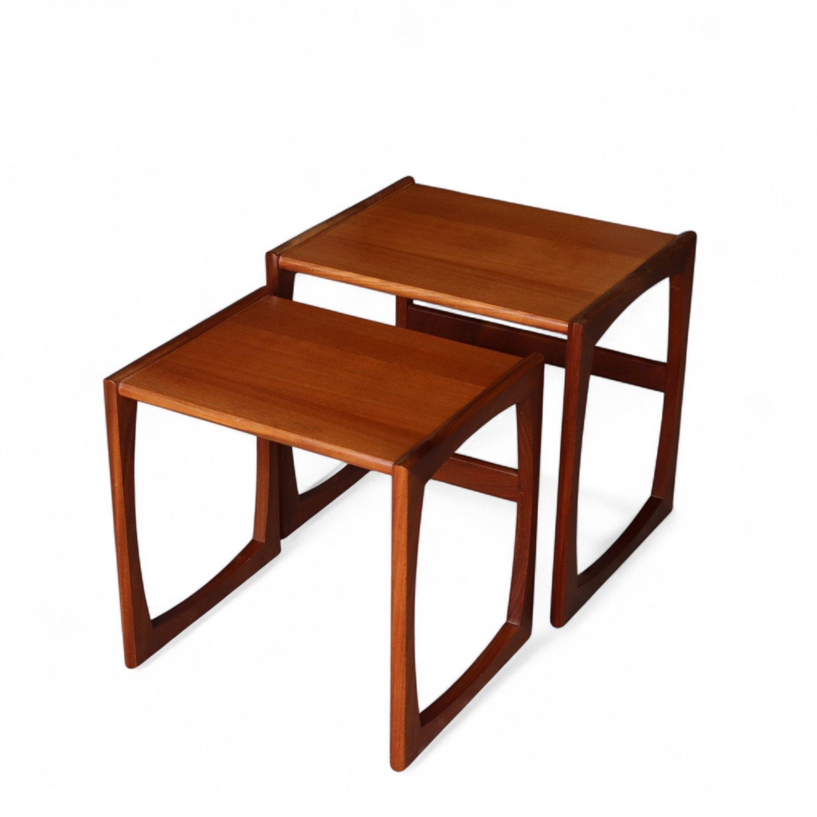G Plan Nest Of 2 Tables Mid Century Teak Side Tables photo vintage