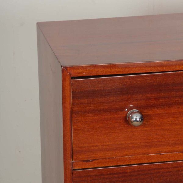 Large Art Deco Mahogany Chest Of Drawers From The 1940s photo furniture