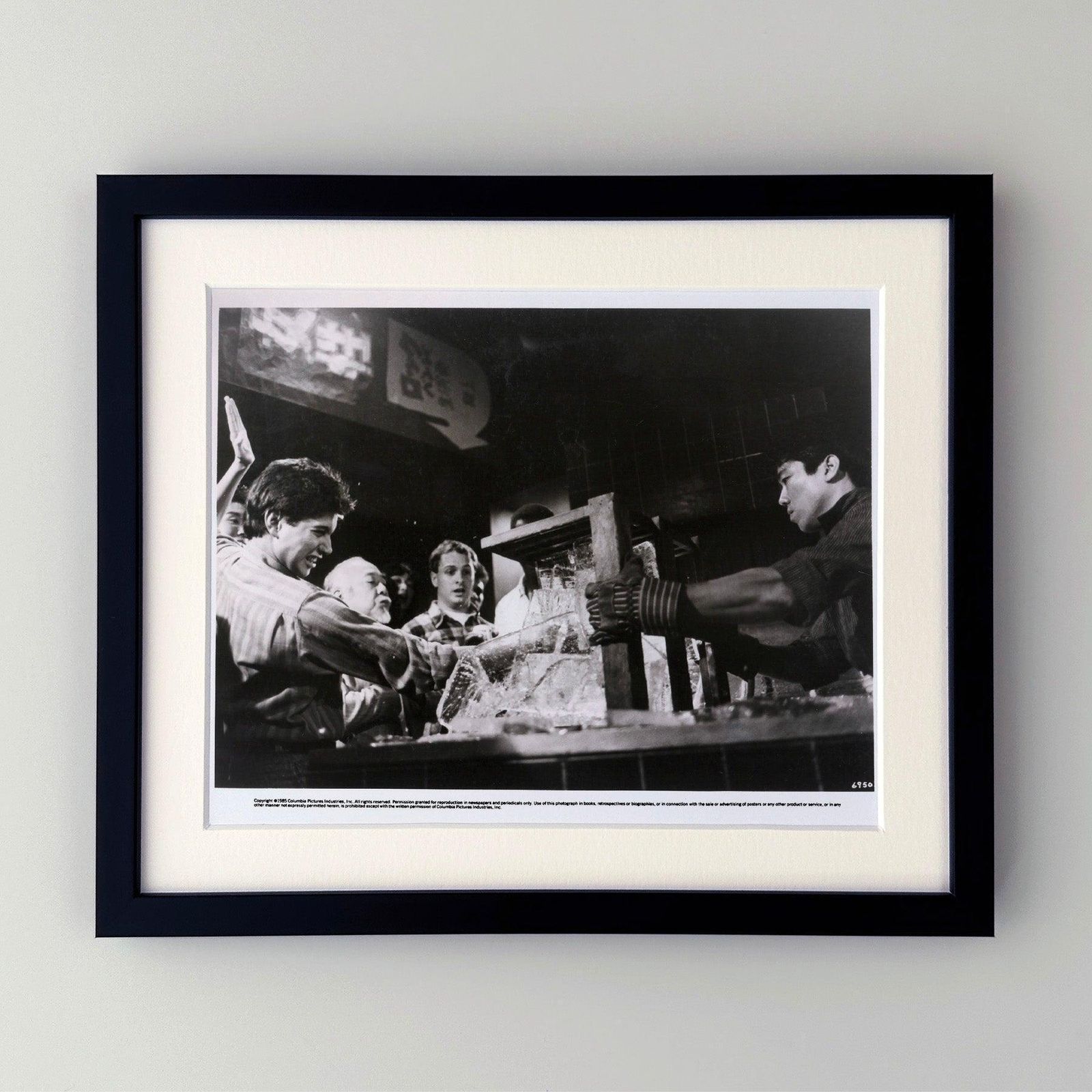 The Karate Kid 1984 Publicity Film Movie Press Still Framed photo furniture