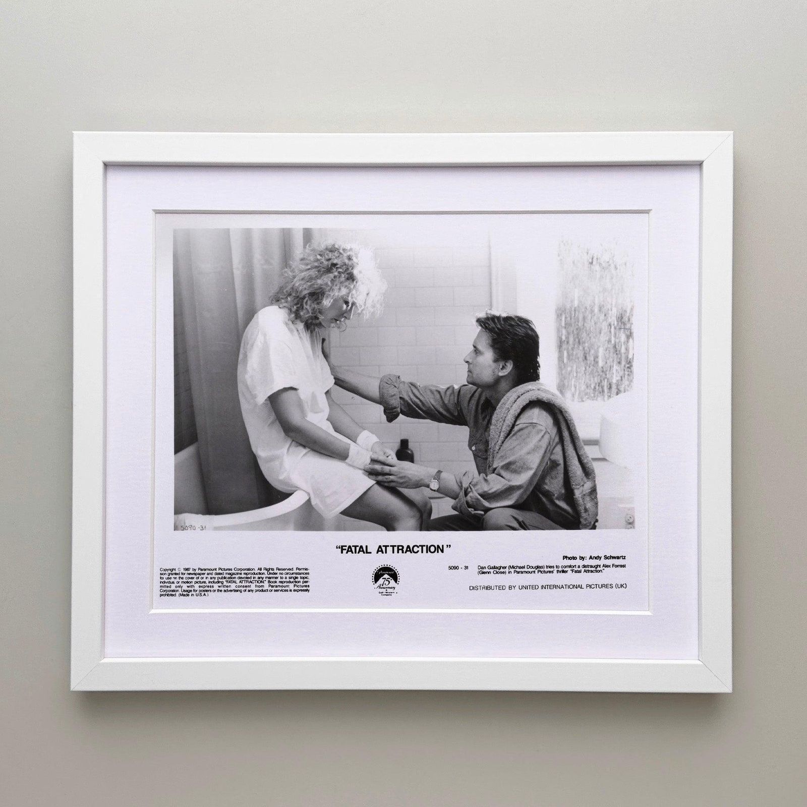 Fatal Attraction 1987 Publicity Film Movie Press Still Framed photo for sale