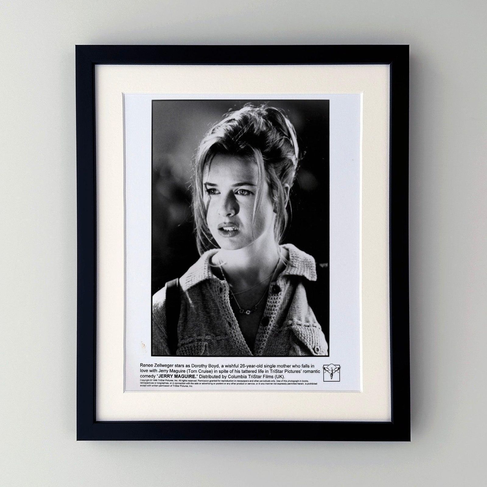 Photo de presse originale encadrée du film Jerry Maguire, 1996 photo furniture