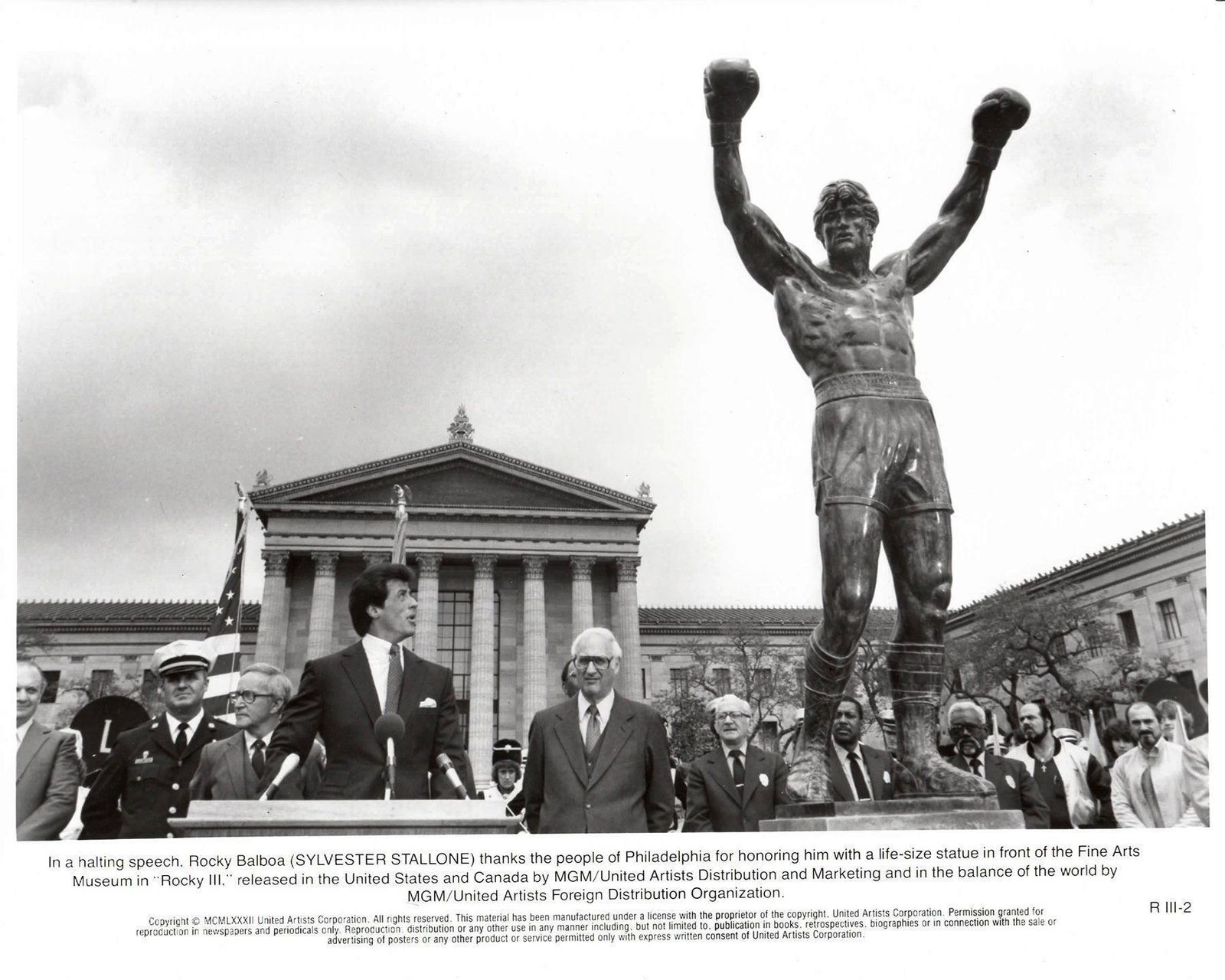 Rocky 3 1982 Publicity Film Movie Press Still Framed photo vinterior