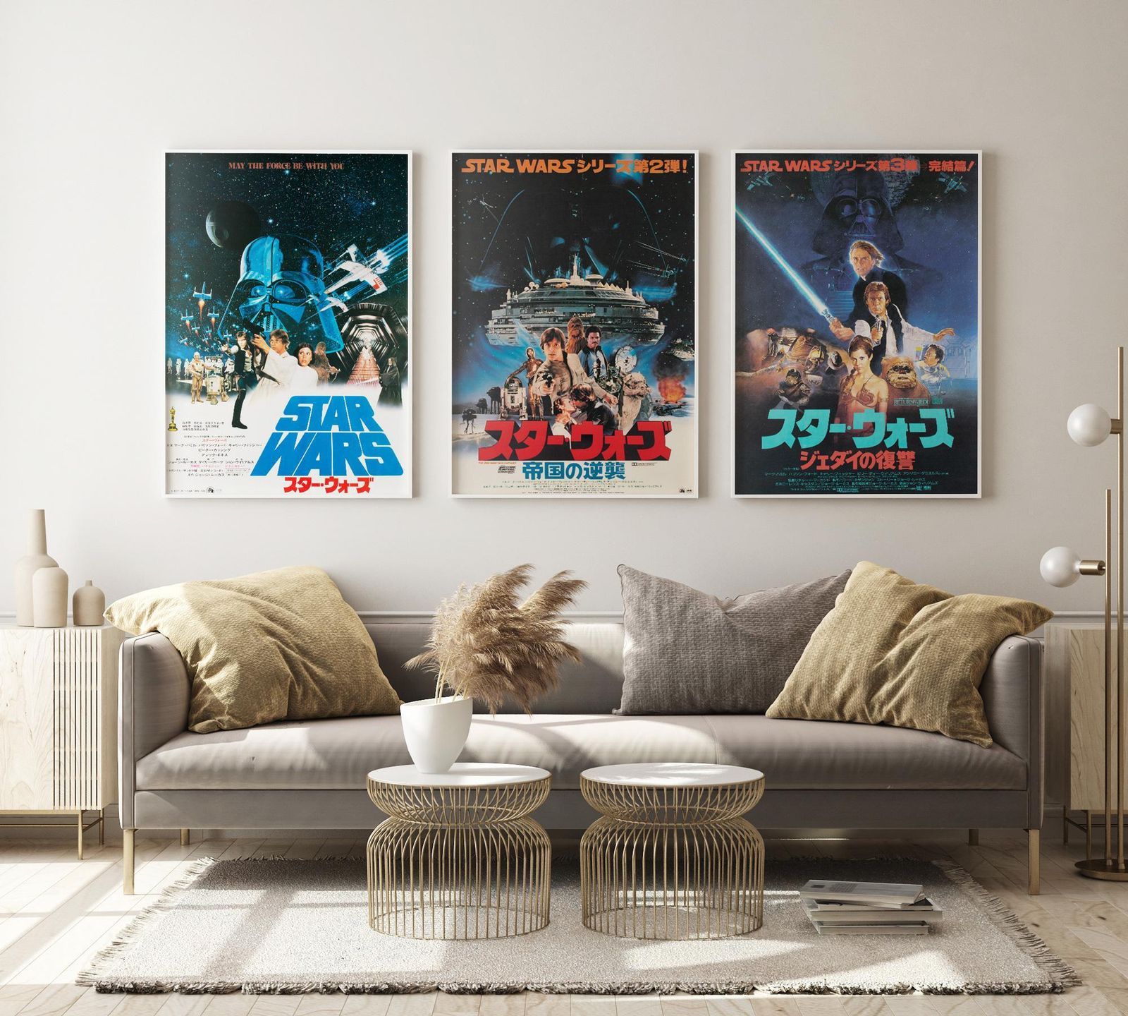 The Empire Strikes Back 1980 Japanese B2 Style A Film Poster photo furniture