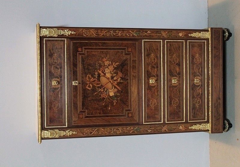 Secretary Inlaid Style Louis XVI, 19th