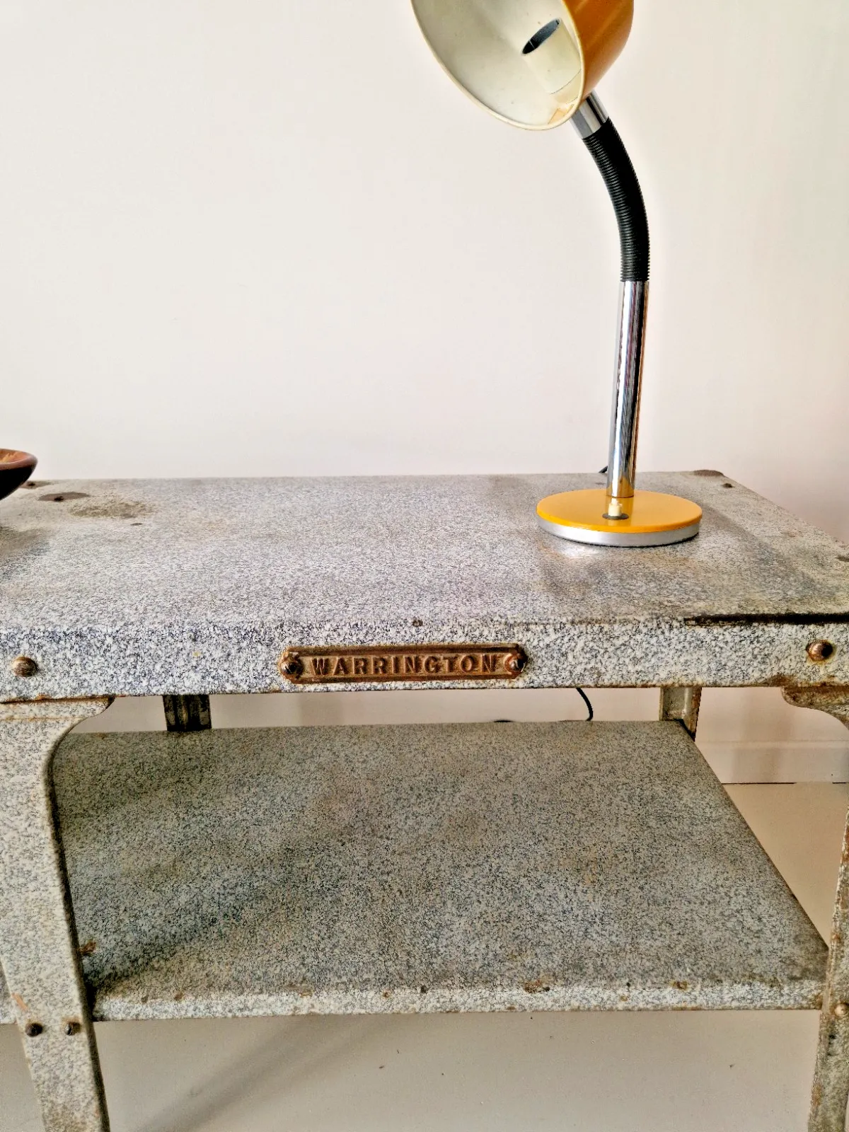 photo for sale Antique Richmond’s Warrington Industrial Butcher’s Table Kitchen Island Console