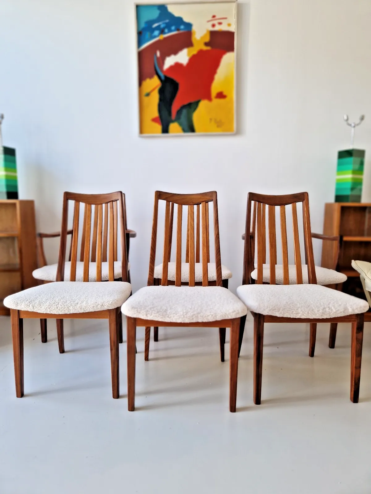 photo vintage 6 Mid Century Modern Dining Chairs G Plan Teak Vintage Home Decor