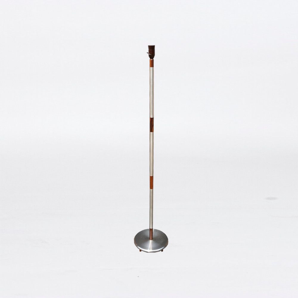 Danish Aluminium And Rosewood Standard Lamp With Feet photo furniture